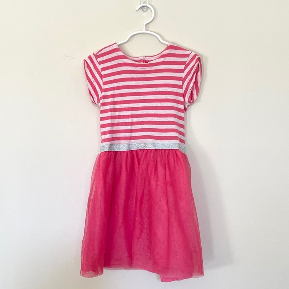 Baby Gap tshirt dress with sparkly tulle skirt 5T